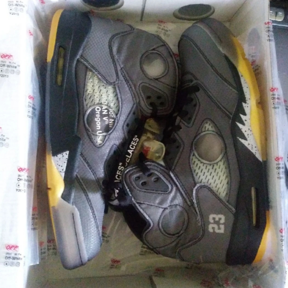 OFF-WHITE X AIR JORDAN 5 RETRO SP 'MUSLIN